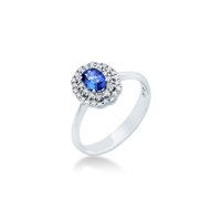 Ringe Mirco Visconti Dame in Weißgold Zaffiro 0.98 Ct Z683/B20Z - Z683/B20Z